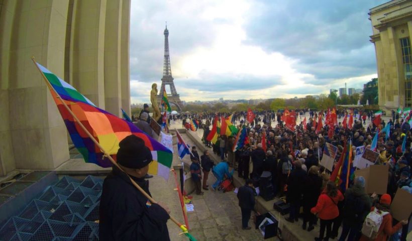 Evo Morales En París